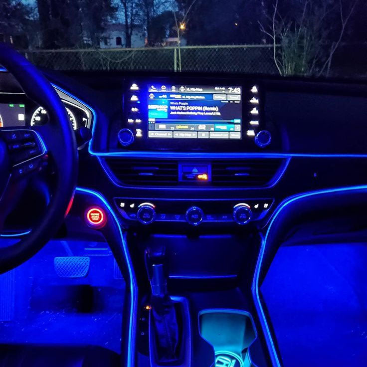 LED interior Coche Neón USB