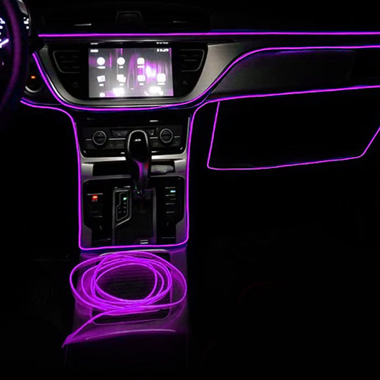 LED interior Coche Neón USB