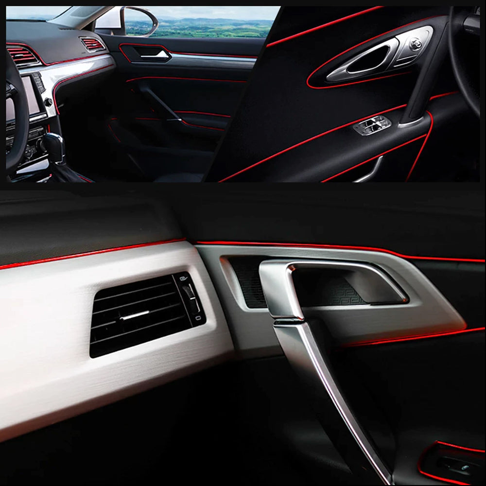 LED interior Coche Neón USB